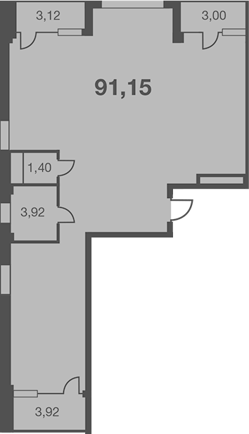 Студия, 81.11 м², 4/7 этаж, ЖК «Каравелла Португалии»