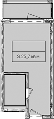 Объект, 53.95 м², 2/8 этаж, ЖК «Гостиничный комплекс Royal Beach Sochi»