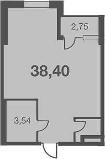 Студия, 35.65 м², 5/7 этаж, ЖК «Каравелла Португалии»