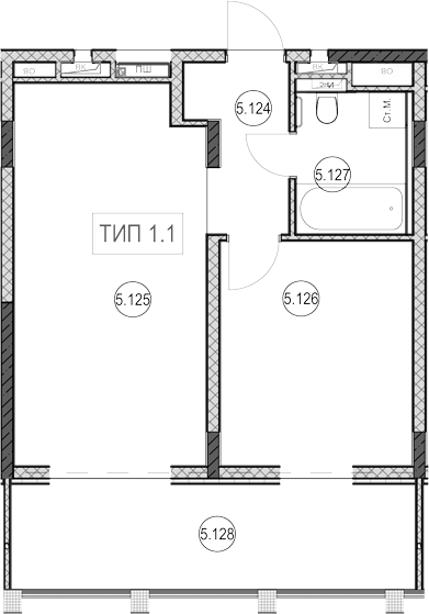 Продается 1-комн. квартира, 27.3 м²