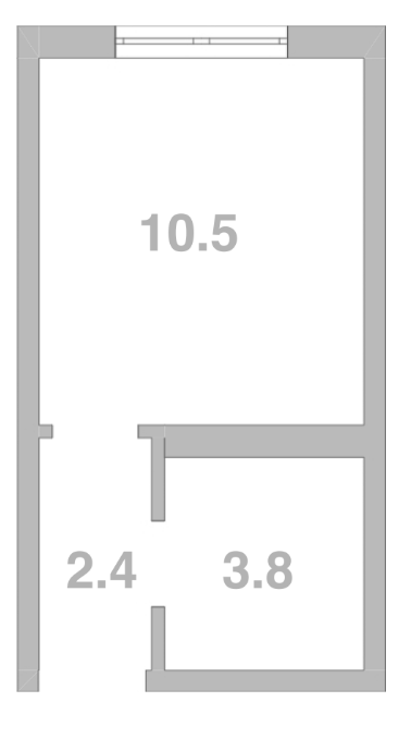 Объект, 16.7 м², 2/2 этаж, ЖК «Жемчужина Мысхако»