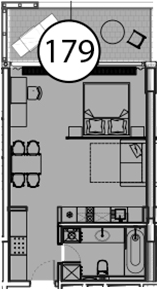 Студия, 55 м², 3/9 этаж, ЖК «Гостиничный комплекс Поляна Пик»