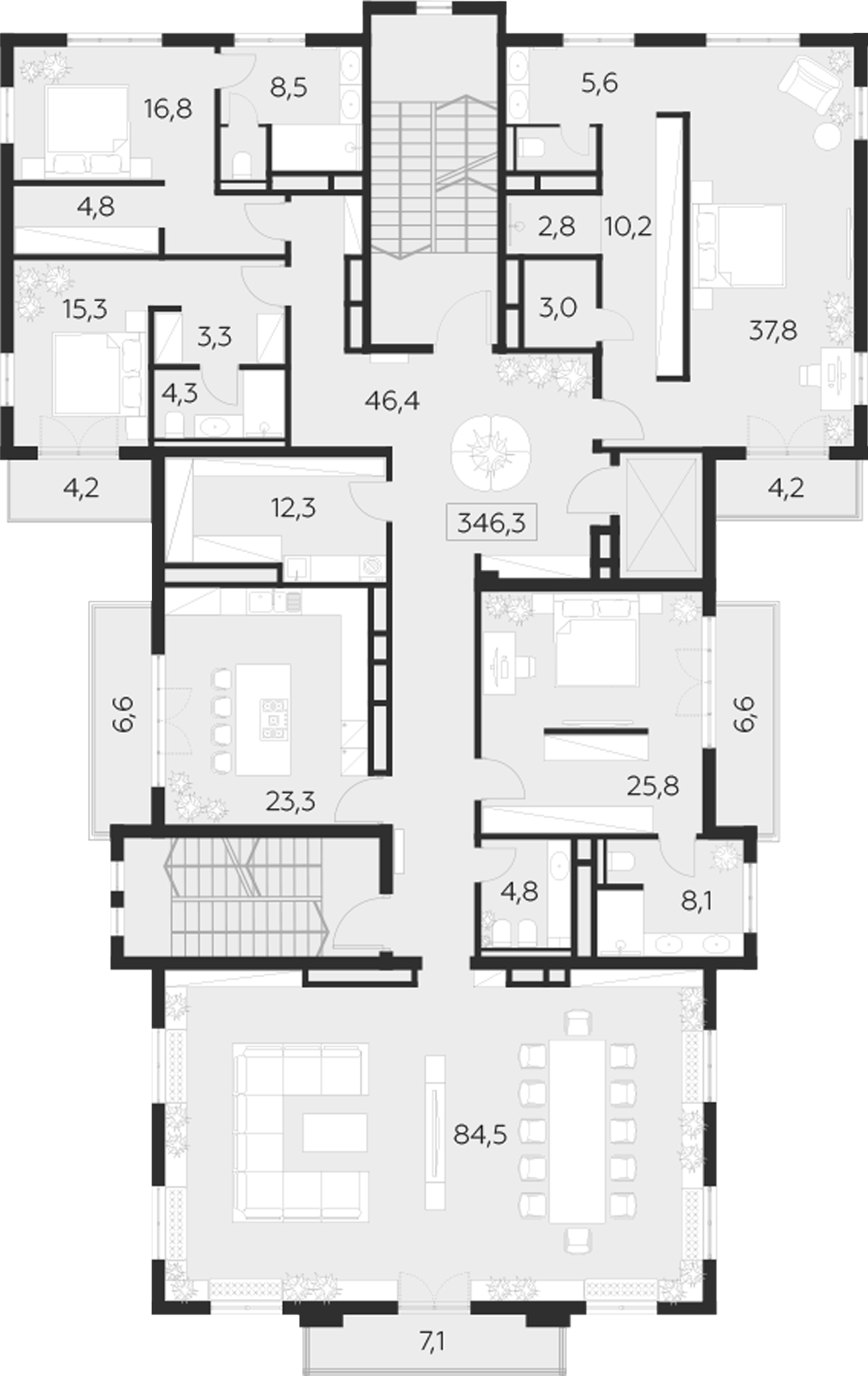 Студия LeePrime Residences Polyana Sochi