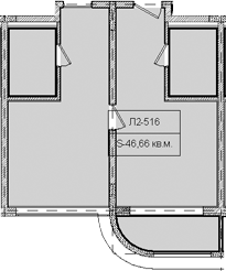 Объект, 46.66 м², 5/8 этаж, ЖК «Гостиничный комплекс Royal Beach Sochi»