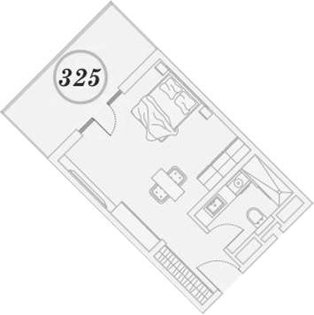 Студия, 30.8 м², 3/9 этаж, ЖК «ГК Сан Гарден Хотел&СПА»