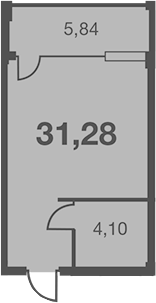 Студия, 25.44 м², 3/7 этаж, ЖК «Каравелла Португалии»