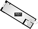 Студия, 29.6 м², 8/11 этаж, ЖК «Гостиничный комплекс GRAND Marine Garden 5»