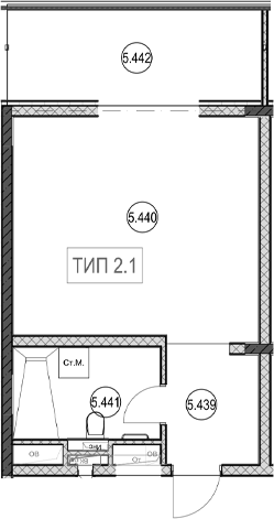 Студия, 30.8 м², 4/7 этаж, ЖК «ГК Сан Гарден Хотел&СПА»