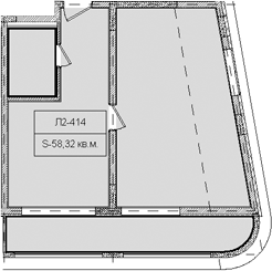 Объект, 58.32 м², 4/8 этаж, ЖК «Гостиничный комплекс Royal Beach Sochi»