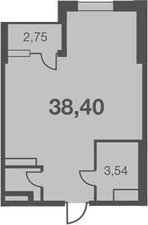 Студия, 35.65 м², 7/7 этаж, ЖК «Каравелла Португалии»