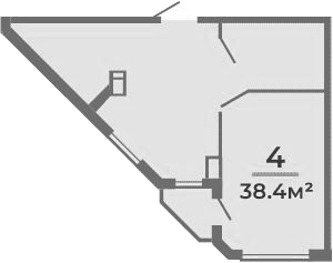 Объект, 38.4 м², 1/9 этаж, ЖК «Мореин»