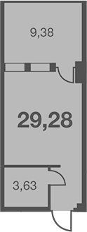 Студия, 19.9 м², 1/7 этаж, ЖК «Каравелла Португалии»