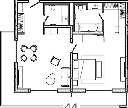 Объект, 97.5 м², 3/4 этаж, ЖК «Лучезарный»