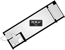 Студия, 29.9 м², 6/11 этаж, ЖК «Гостиничный комплекс GRAND Marine Garden 5»
