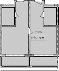 Объект, 51.4 м², 5/8 этаж, ЖК «Гостиничный комплекс Royal Beach Sochi»