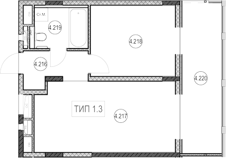 Продается 1-комн. квартира, 26.2 м²