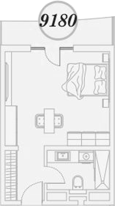 Студия, 38 м², 9/9 этаж, ЖК «ГК Сан Гарден Хотел&СПА»