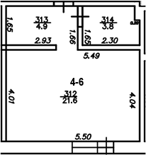 Студия, 30.3 м², 4/4 этаж, ЖК «The Manor»