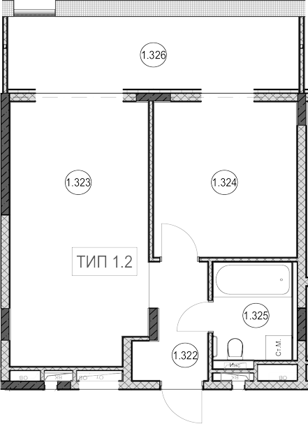 Продается 1-комн. квартира, 26.3 м²