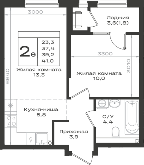 2-комн. Нагория