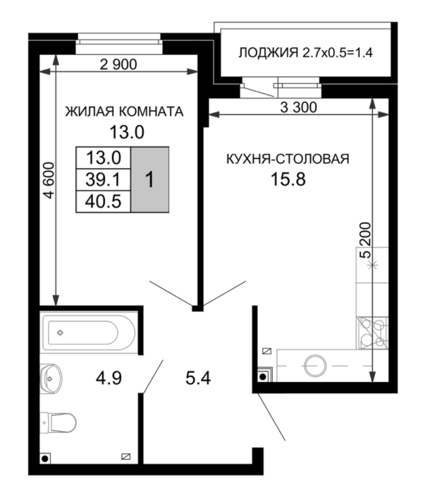 1-комн. Дыхание (АСК)