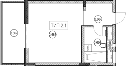 Студия, 30.8 м², 6/10 этаж, ЖК «ГК Сан Гарден Хотел&СПА»