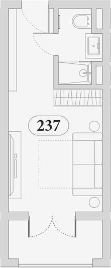 Студия, 25.8 м², 2/5 этаж, ЖК «Эден Ривьера»