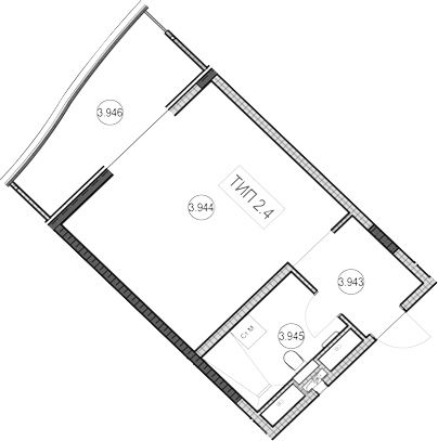 Студия, 30.8 м², 9/9 этаж, ЖК «ГК Сан Гарден Хотел&СПА»