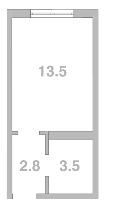 Объект, 19.8 м², 2/2 этаж, ЖК «Жемчужина Мысхако»