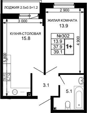 1-комн. Дыхание (АСК)