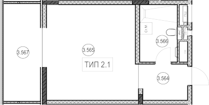 Студия, 30.8 м², 6/9 этаж, ЖК «ГК Сан Гарден Хотел&СПА»