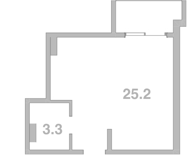 Продается 1-комн. квартира, 28.5 м²