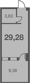 Студия, 19.9 м², 1/7 этаж, ЖК «Каравелла Португалии»