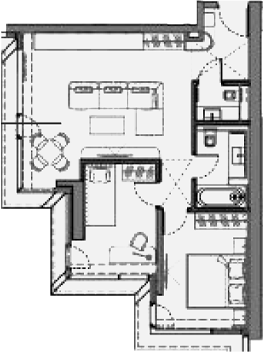 Продается 1-комн. квартира, 65.2 м²