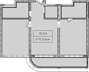 Объект, 73.23 м², 8/8 этаж, ЖК «Гостиничный комплекс Royal Beach Sochi»