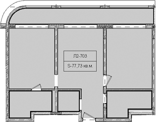 Объект, 77.73 м², 7/8 этаж, ЖК «Гостиничный комплекс Royal Beach Sochi»