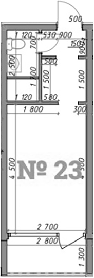 Продается 1-комн. квартира, 22.2 м²