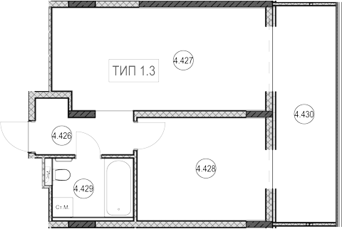 Продается 1-комн. квартира, 26.2 м²