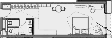 Объект, 45.5 м², 2/6 этаж, ЖК «Многофункциональный комплекс ПАРК»
