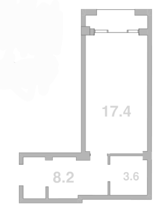 Объект, 31.5 м², 2/2 этаж, ЖК «Жемчужина Мысхако»