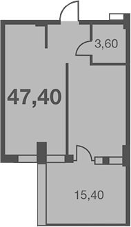 Студия, 32 м², 1/7 этаж, ЖК «Каравелла Португалии»