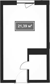 Объект, 21.39 м², 1/8 этаж, ЖК «Гостиничный комплекс Marine Garden 4»