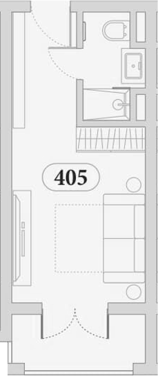 Продается 1-комн. квартира, 25.6 м²