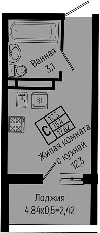 Студия Sun Hills Ольгинка