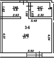 Студия, 30 м², 3/4 этаж, ЖК «The Manor»