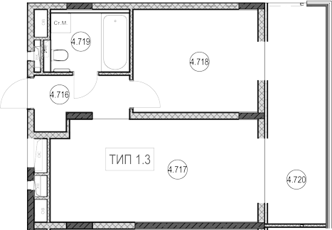 Продается 1-комн. квартира, 26.2 м²
