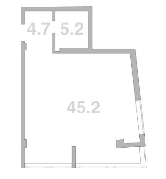 Объект, 55.1 м², 3/4 этаж, ЖК «Жемчужина Мысхако»