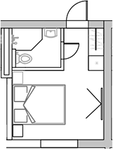 Студия, 21.3 м², 2/3 этаж, ЖК «Sun Peak»