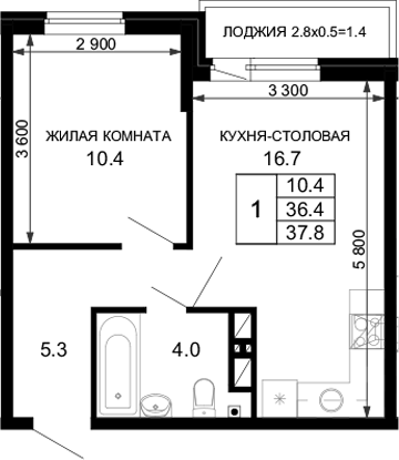 1-комн. Дыхание (АСК)