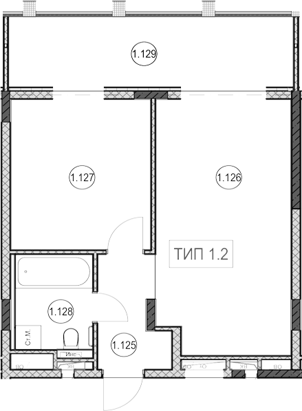 Продается 1-комн. квартира, 26.3 м²